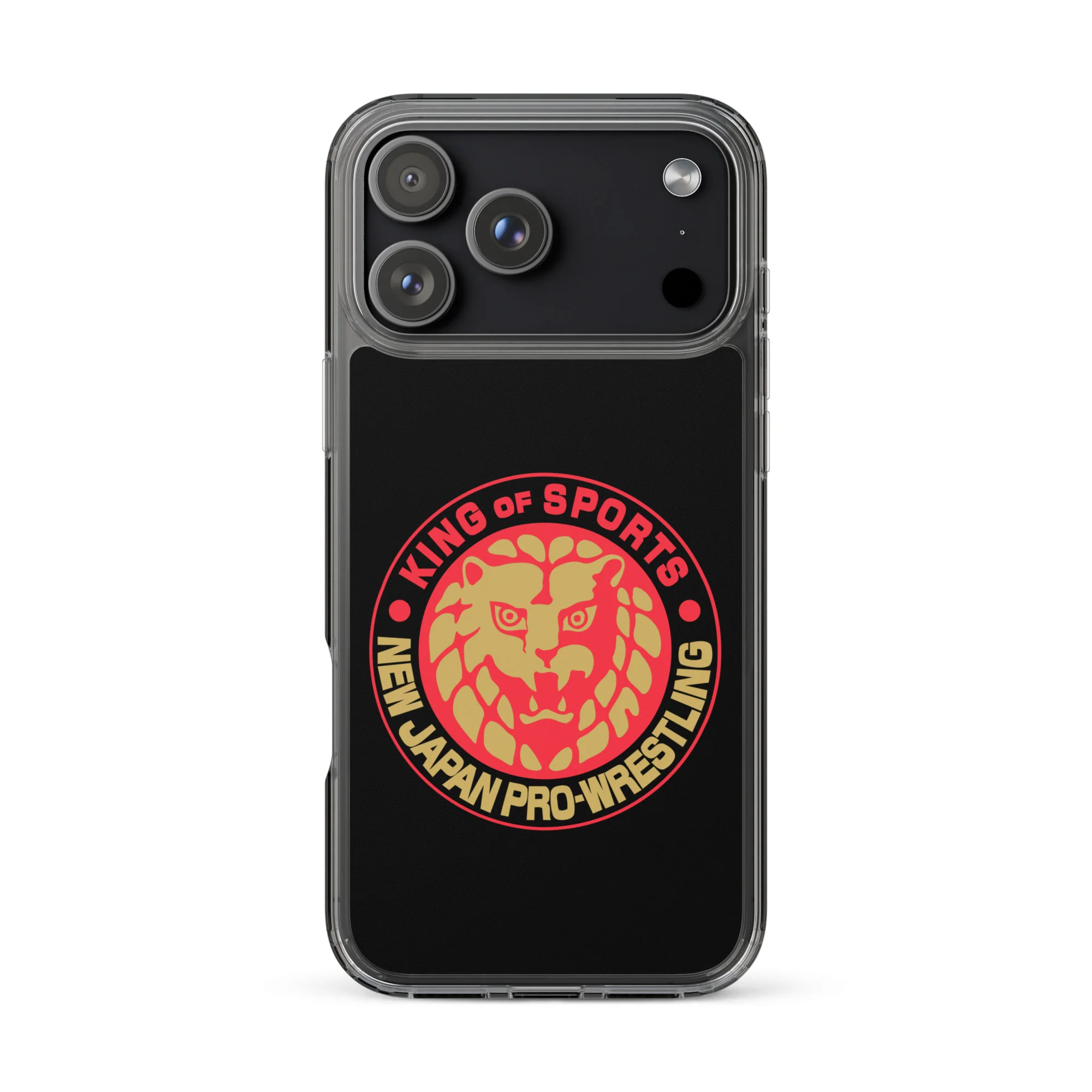 Lion Mark Clear Case for iPhone® (Black & Red & Gold) - Image 49