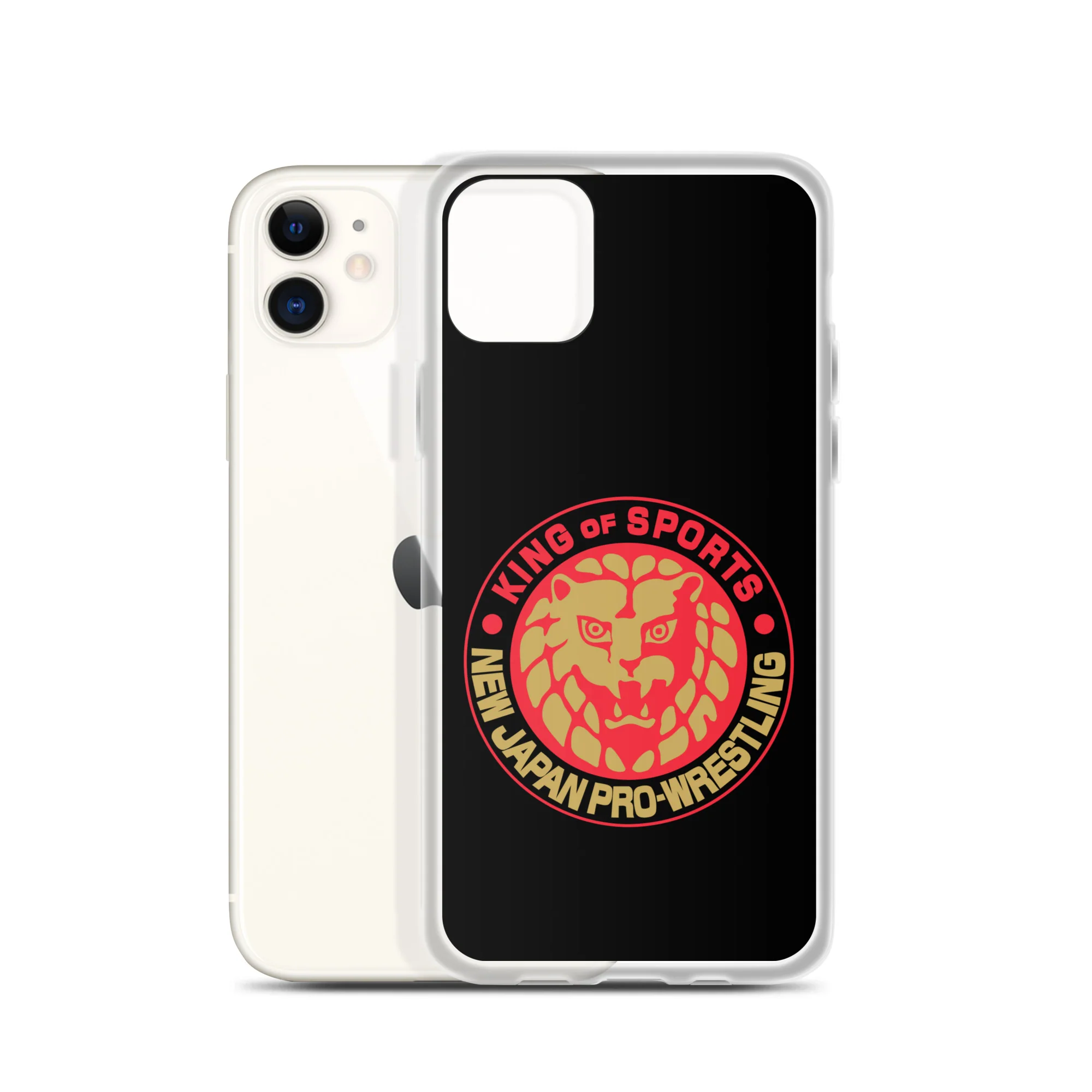 Lion Mark Clear Case for iPhone® (Black & Red & Gold) - Image 7