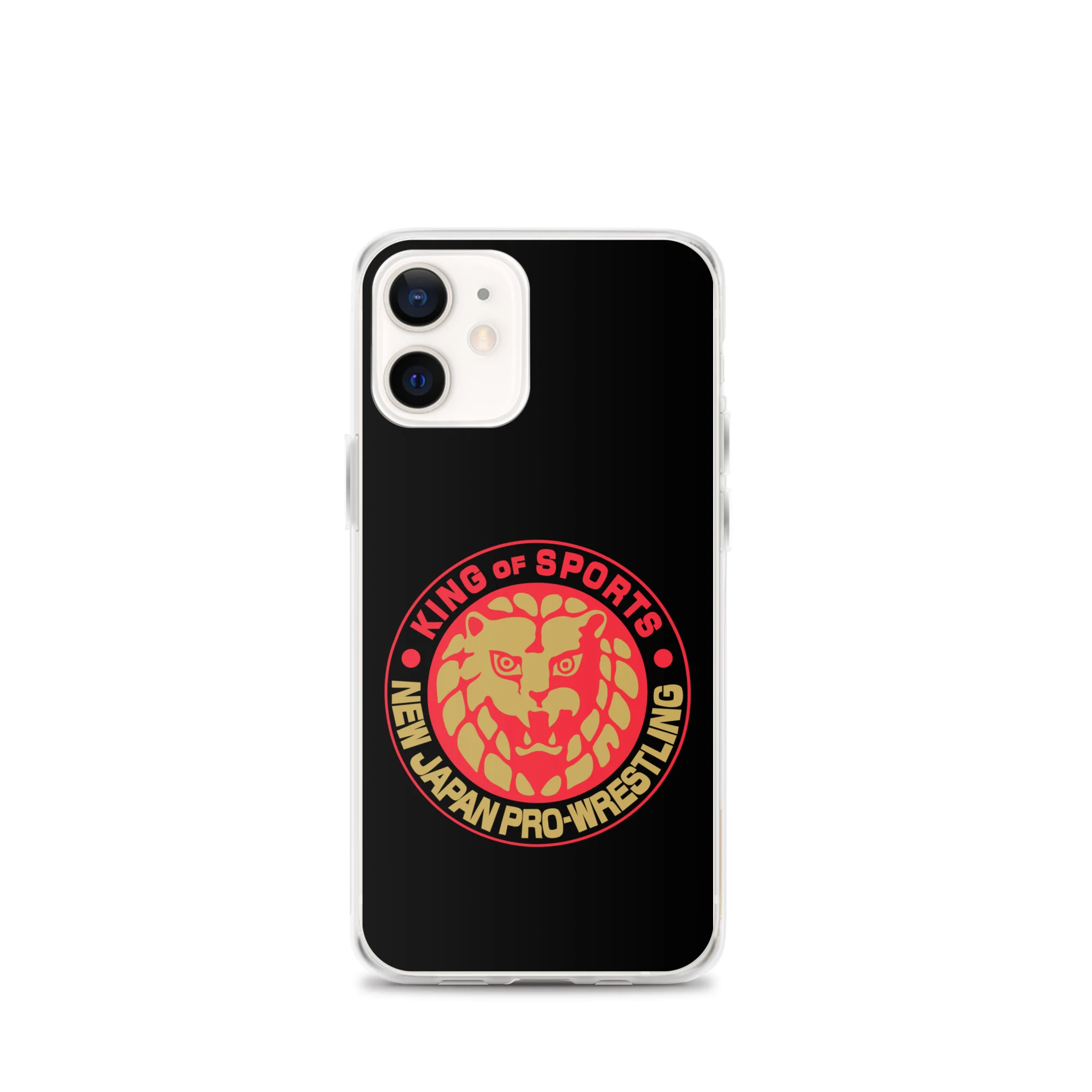 Lion Mark Clear Case for iPhone® (Black & Red & Gold) - Image 8