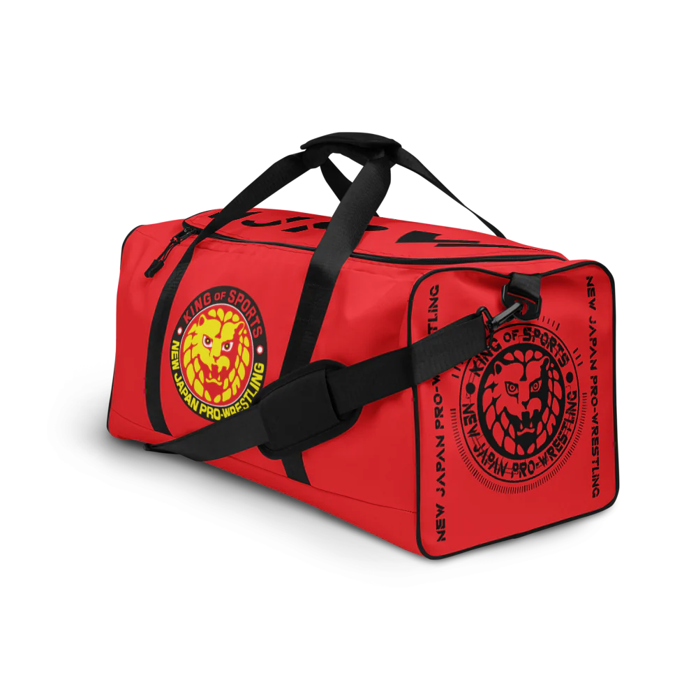 Lion Mark Duffle bag (Red) - Image 4