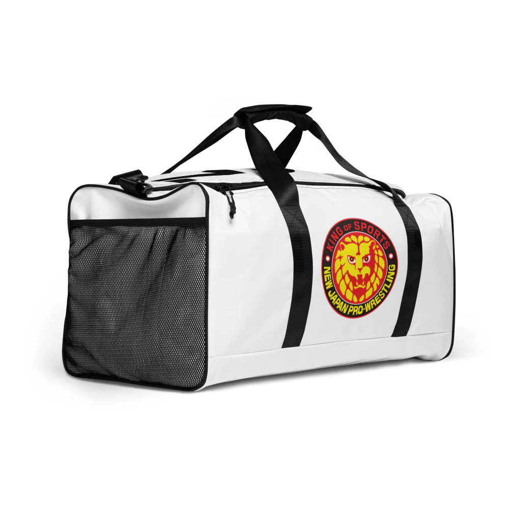 Lion Mark Duffle bag (White) - Image 3