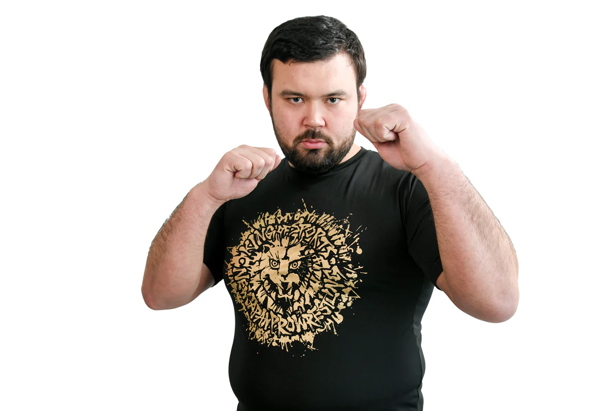 Lion Mark Dry T-shirt (2026 x Black x Gold) [Pre-Order] - Image 4