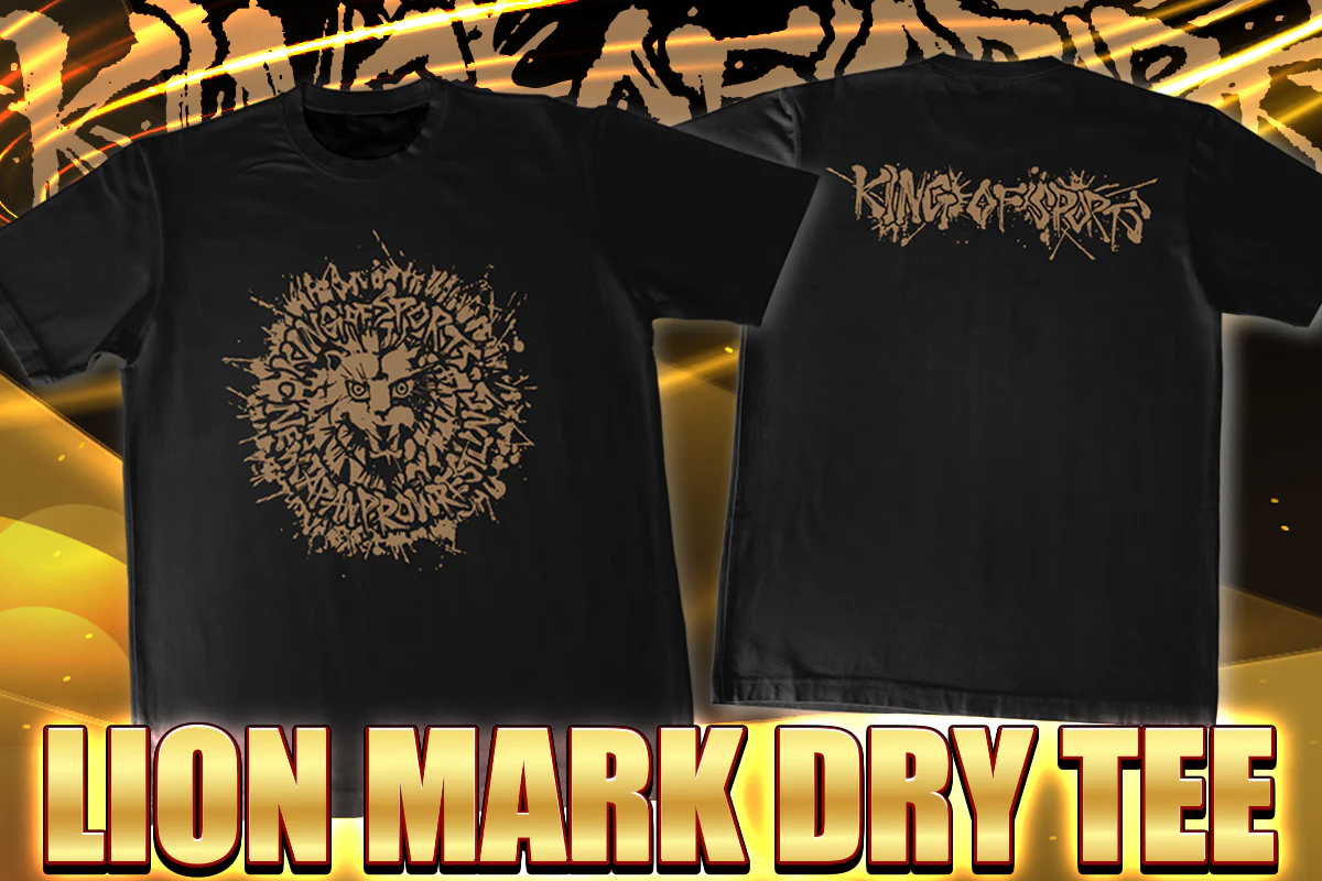 Lion Mark Dry T-shirt (2026 x Black x Gold) [Pre-Order] - Image 8