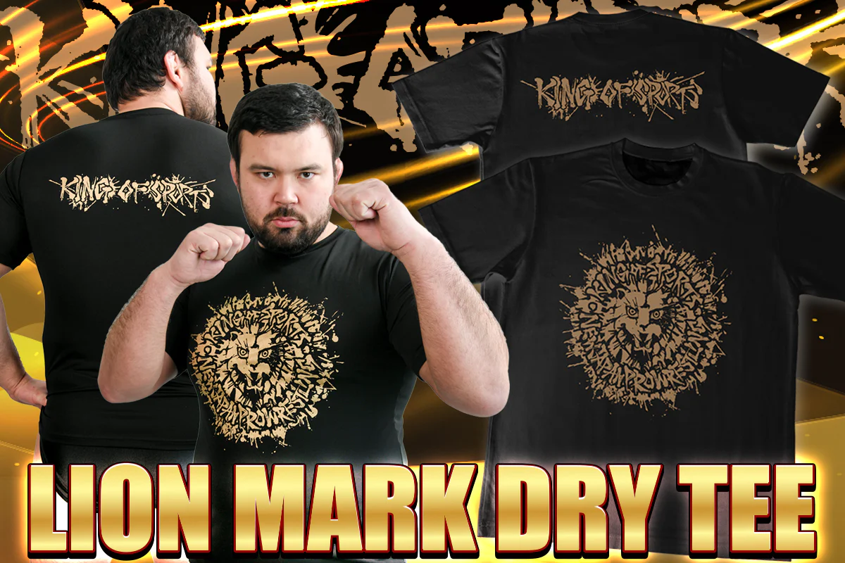 Lion Mark Dry T-shirt (2026 x Black x Gold) [Pre-Order] - Image 9