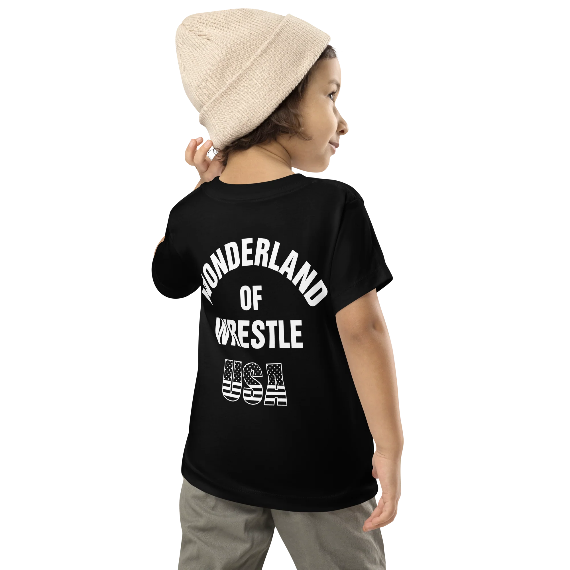 Lion Mark Kids T-shirt (Blue and White) - Image 6