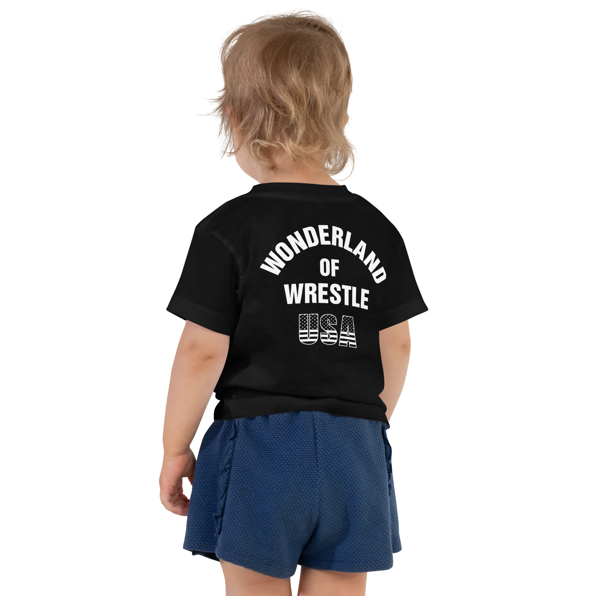 Lion Mark Kids T-shirt (Blue and White) - Image 9