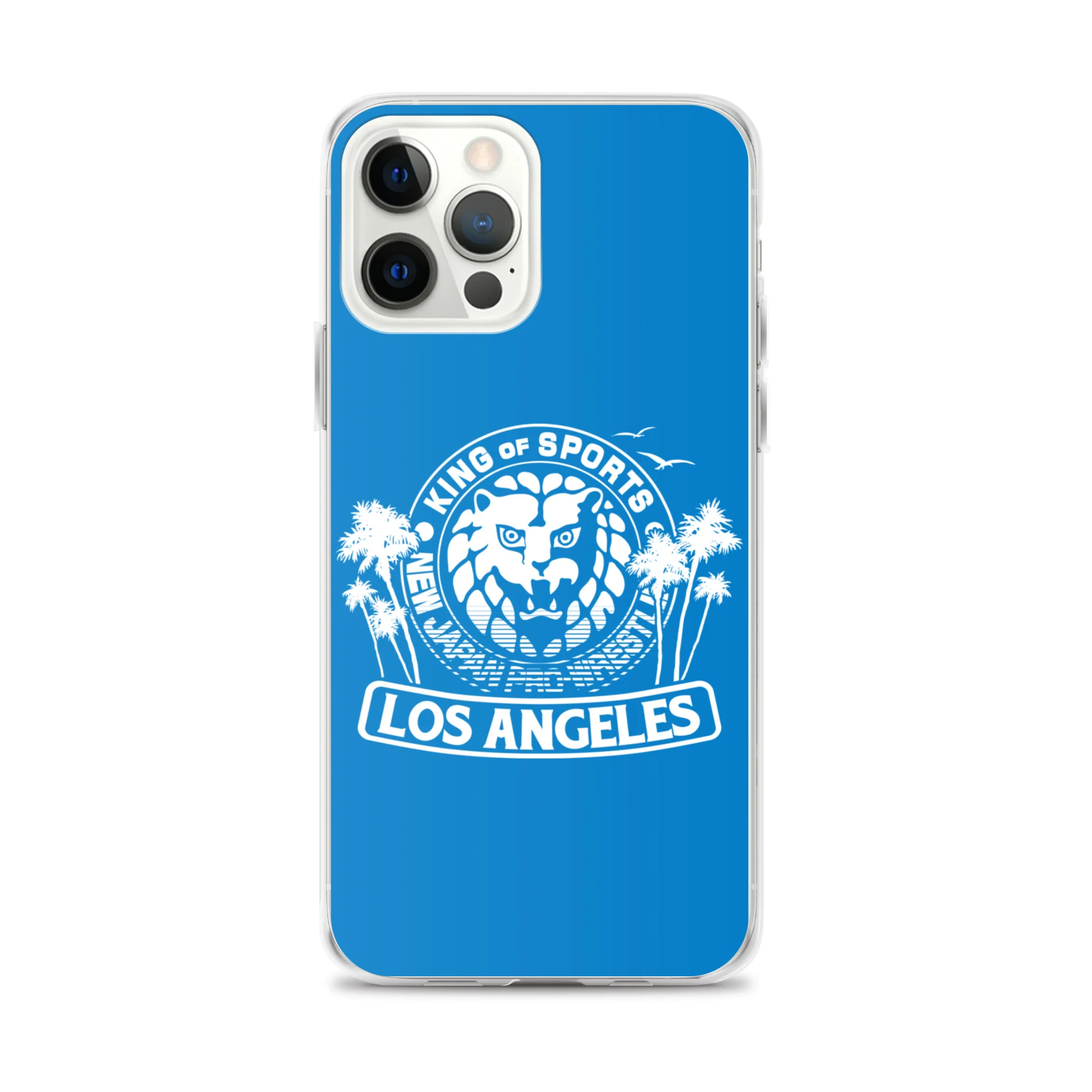 LION MARK LOS ANGELES Clear Case for iPhone® (Light blue) - Image 10