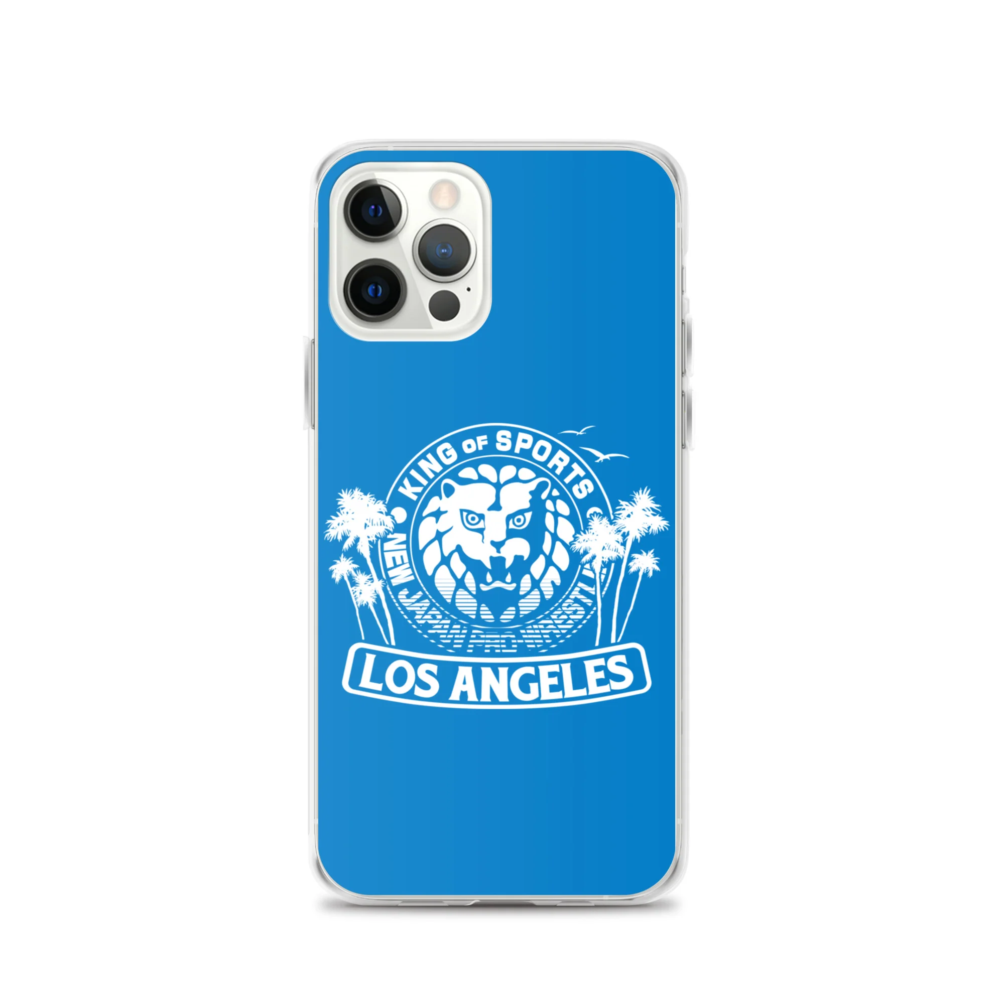 LION MARK LOS ANGELES Clear Case for iPhone® (Light blue) - Image 12