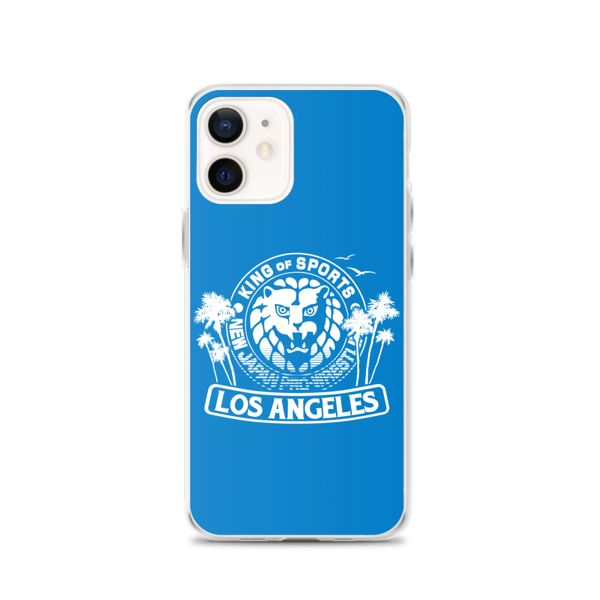 LION MARK LOS ANGELES Clear Case for iPhone® (Light blue) - Image 14