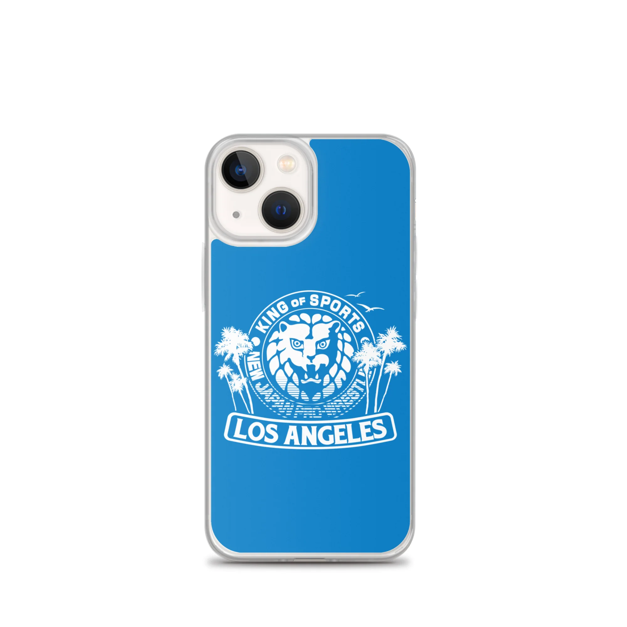 LION MARK LOS ANGELES Clear Case for iPhone® (Light blue) - Image 16