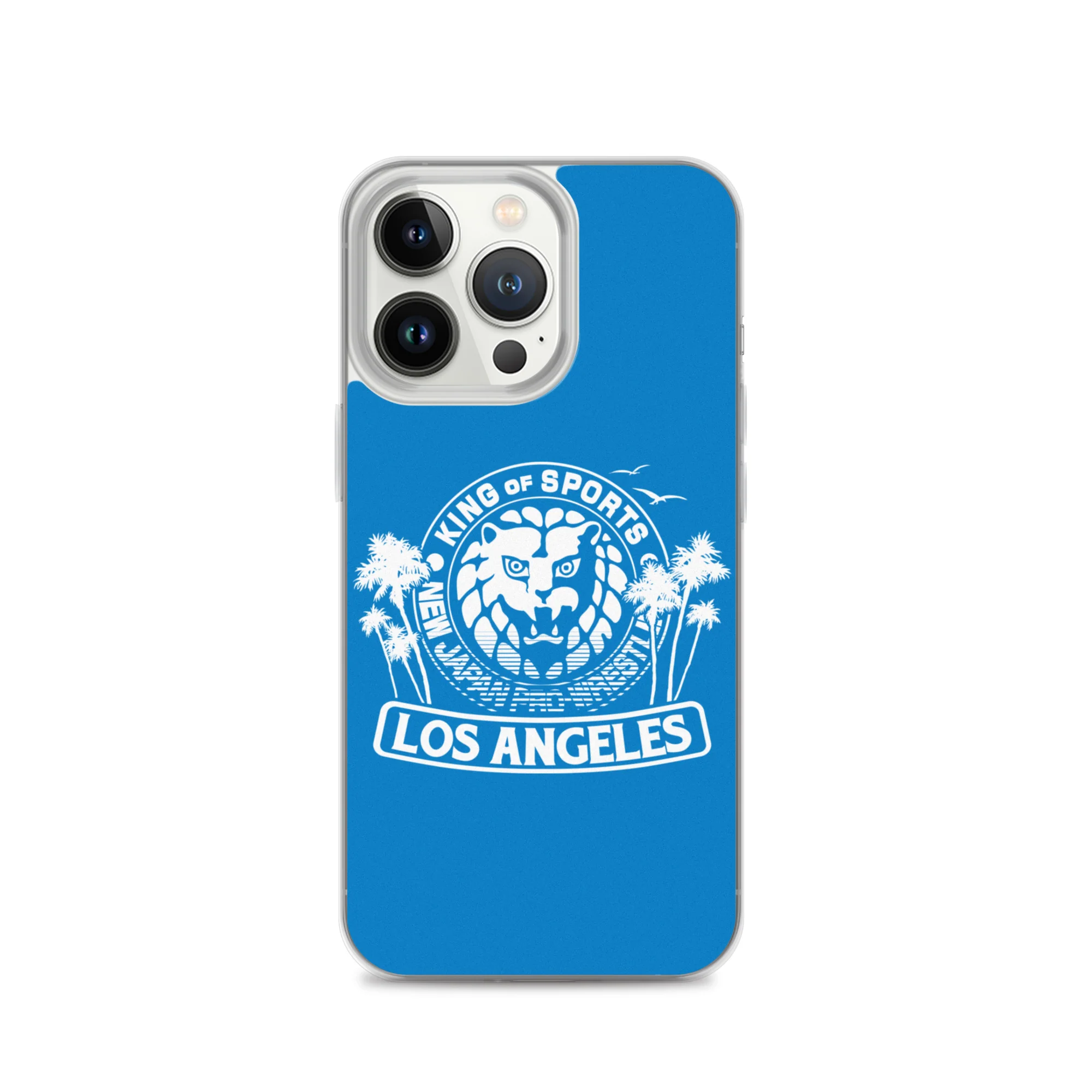 LION MARK LOS ANGELES Clear Case for iPhone® (Light blue) - Image 20