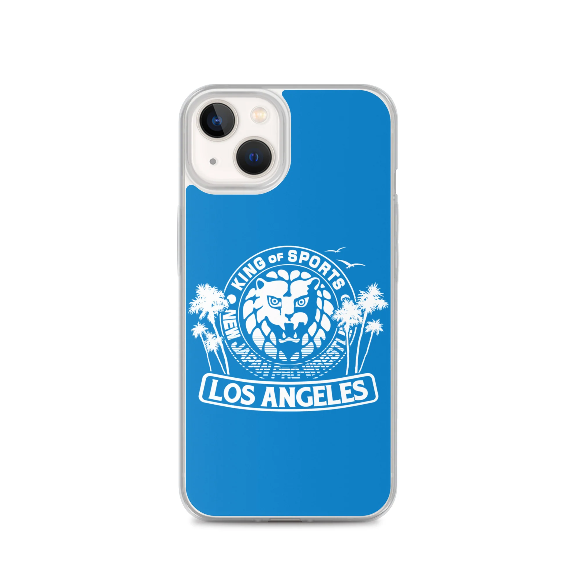 LION MARK LOS ANGELES Clear Case for iPhone® (Light blue) - Image 22