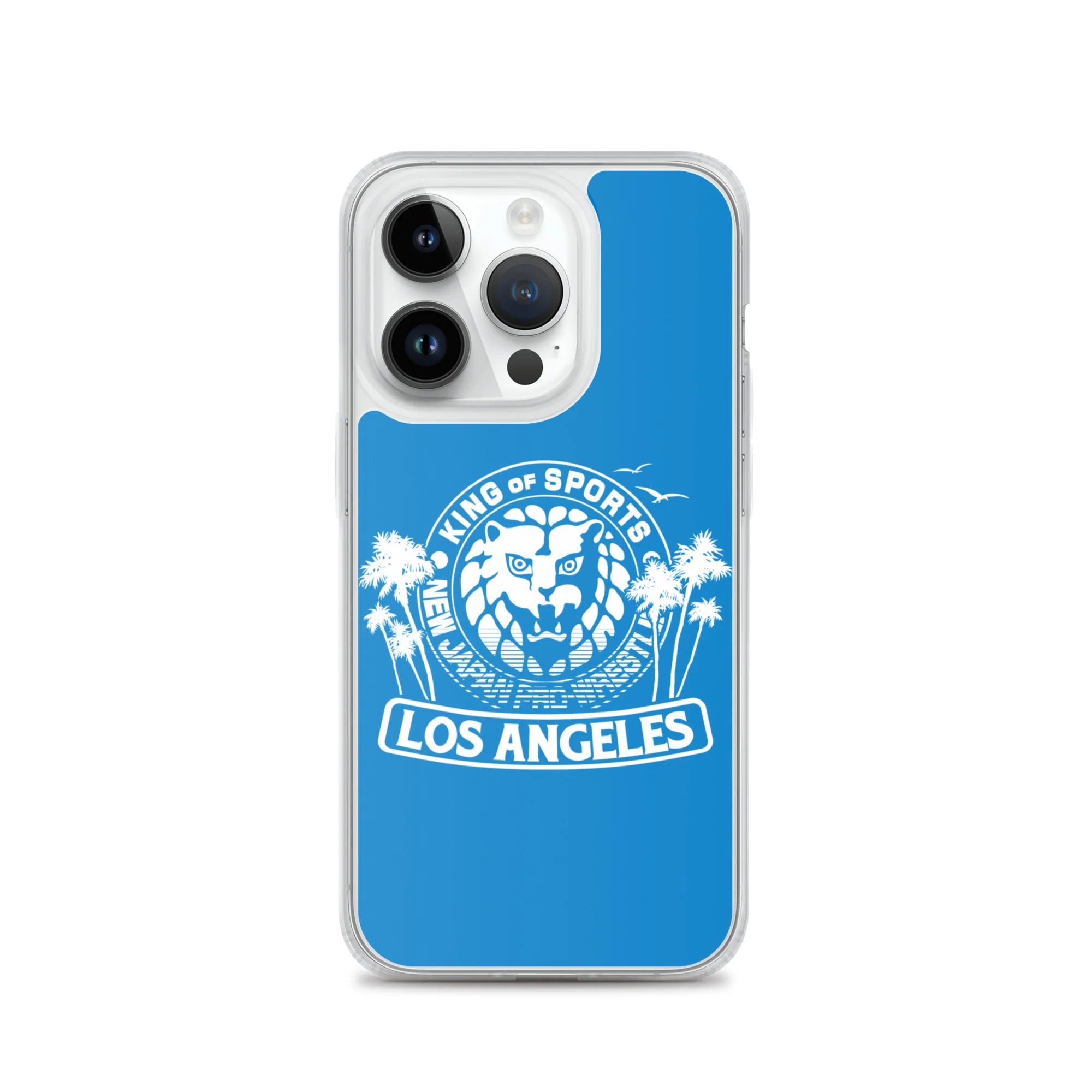 LION MARK LOS ANGELES Clear Case for iPhone® (Light blue) - Image 28