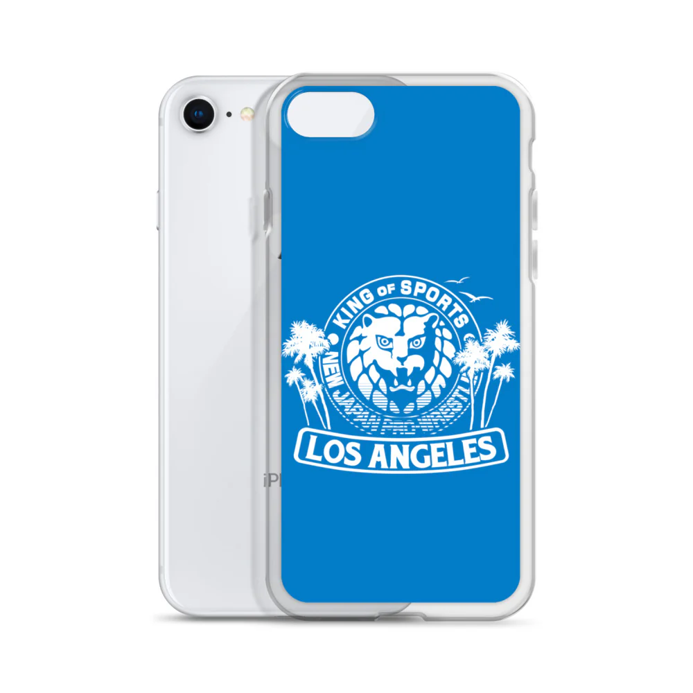 LION MARK LOS ANGELES Clear Case for iPhone® (Light blue) - Image 40