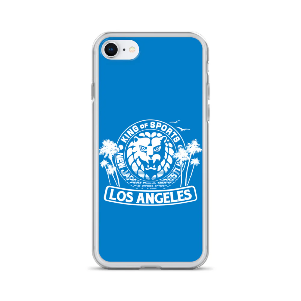 LION MARK LOS ANGELES Clear Case for iPhone® (Light blue) - Image 41