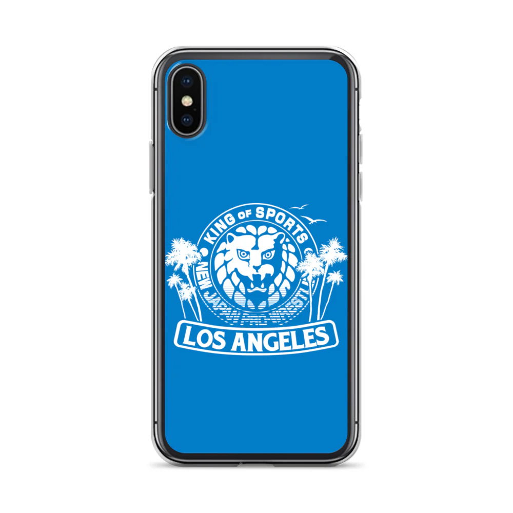 LION MARK LOS ANGELES Clear Case for iPhone® (Light blue) - Image 43