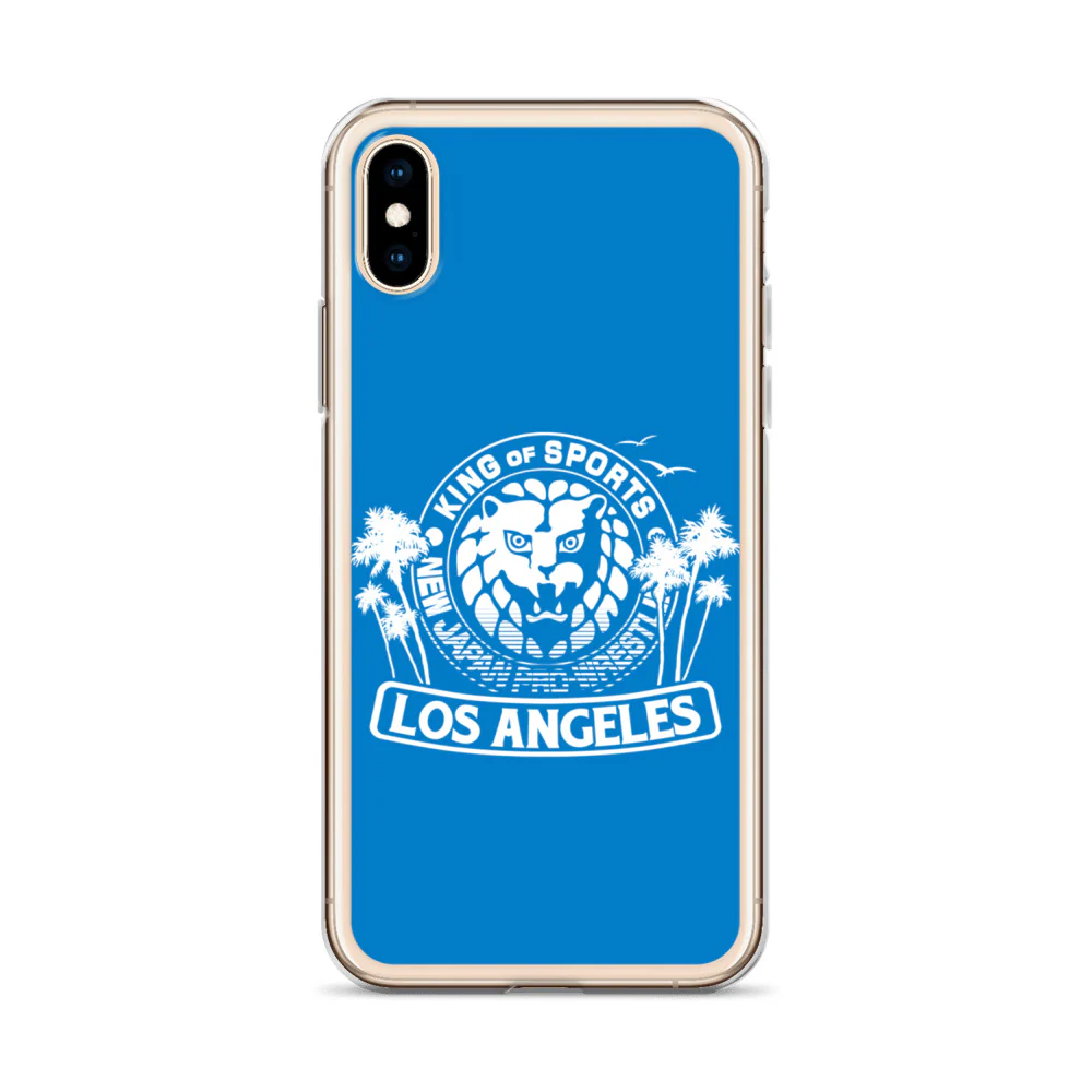 LION MARK LOS ANGELES Clear Case for iPhone® (Light blue) - Image 45