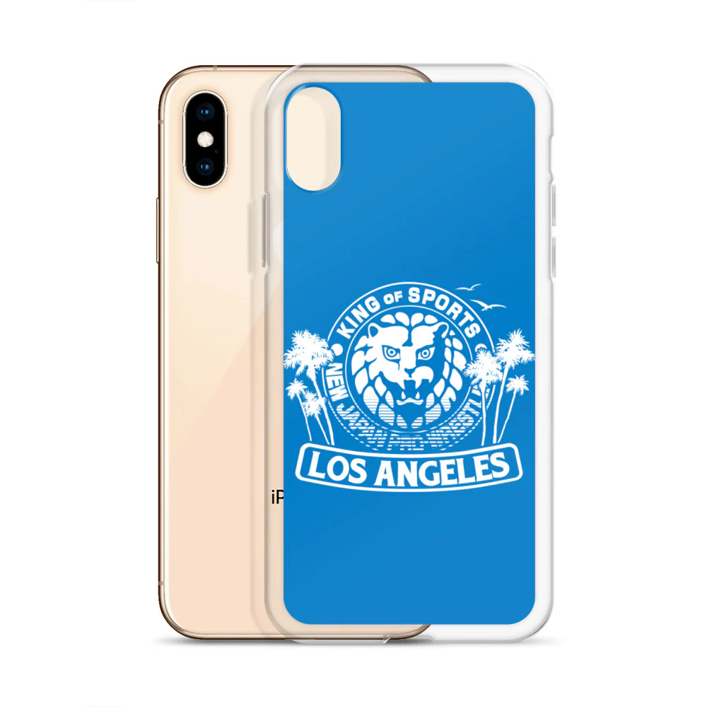 LION MARK LOS ANGELES Clear Case for iPhone® (Light blue) - Image 46