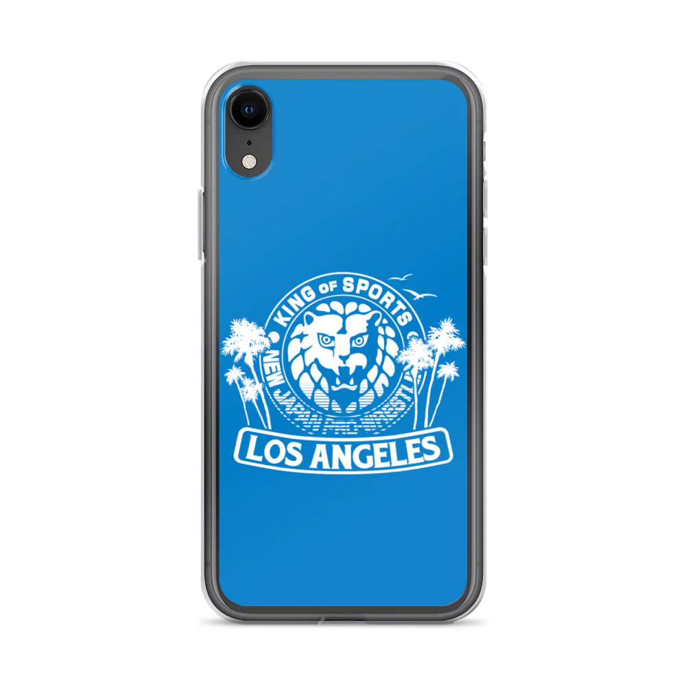 LION MARK LOS ANGELES Clear Case for iPhone® (Light blue) - Image 47