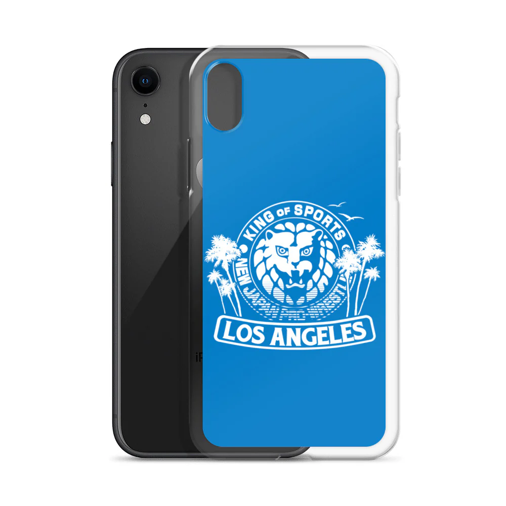 LION MARK LOS ANGELES Clear Case for iPhone® (Light blue) - Image 48