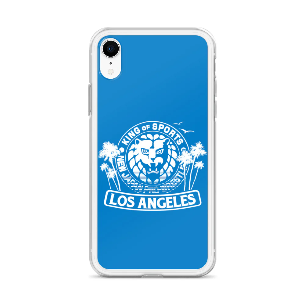 LION MARK LOS ANGELES Clear Case for iPhone® (Light blue) - Image 49