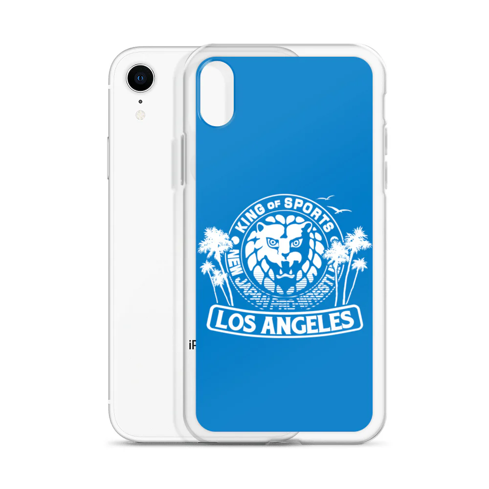 LION MARK LOS ANGELES Clear Case for iPhone® (Light blue) - Image 50