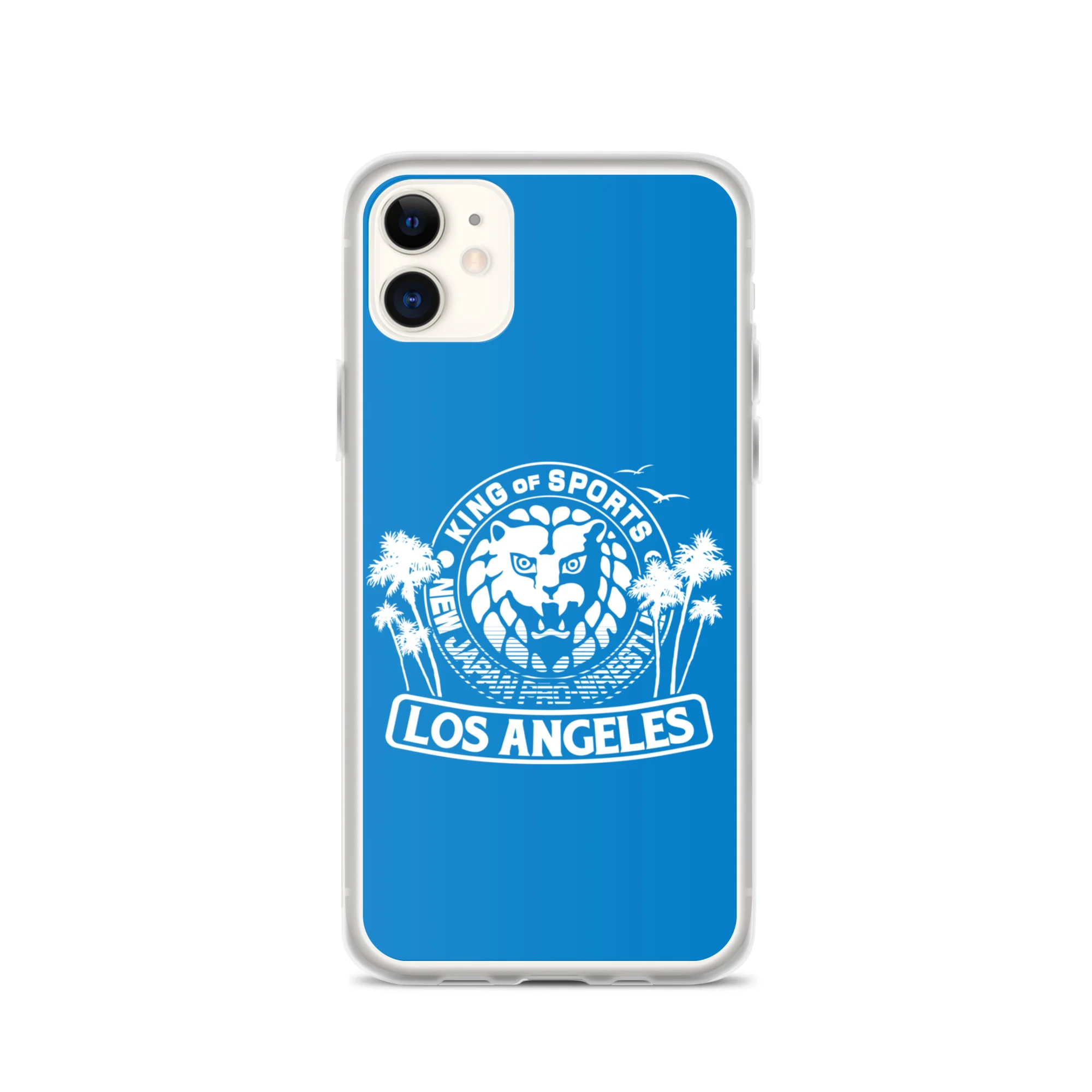 LION MARK LOS ANGELES Clear Case for iPhone® (Light blue) - Image 6