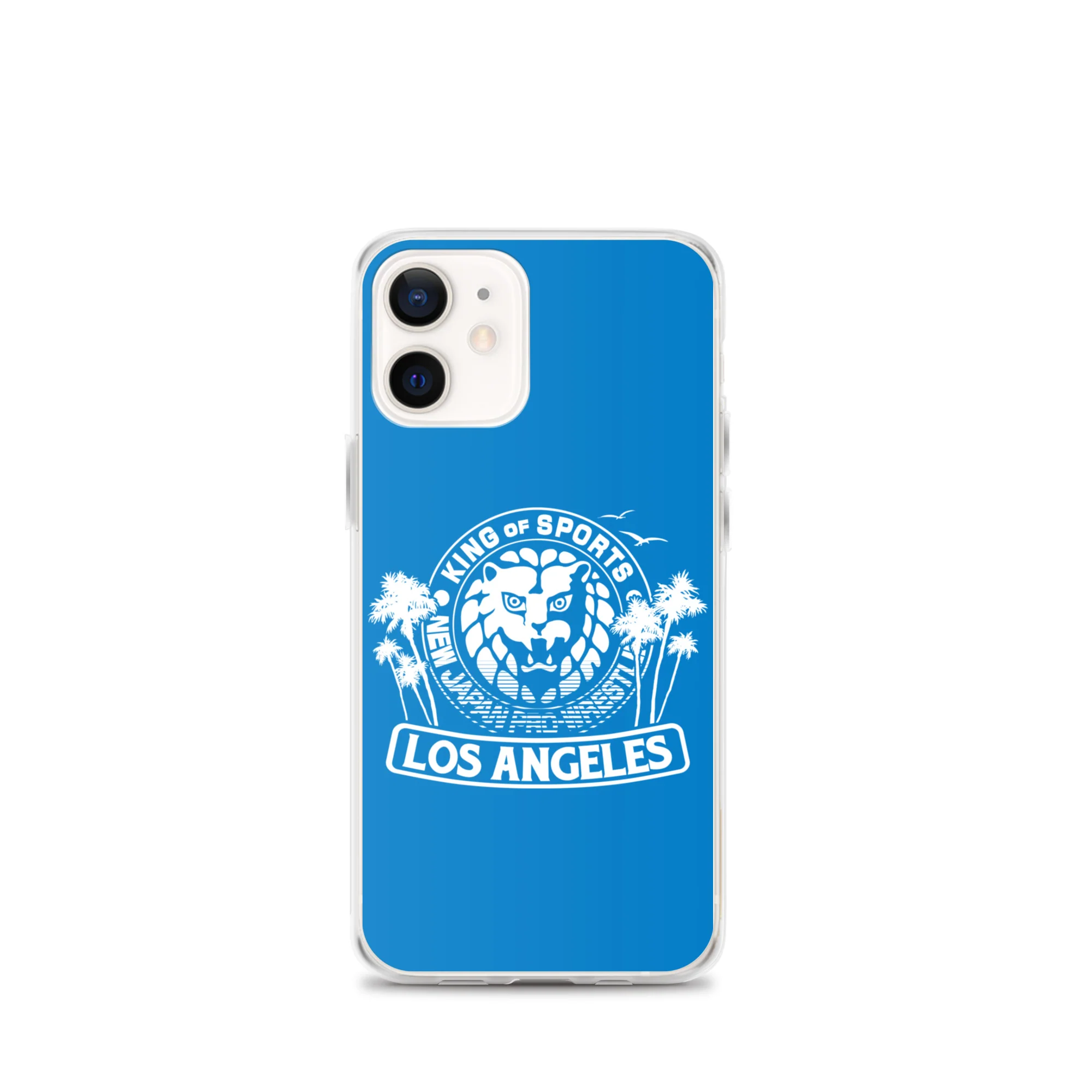 LION MARK LOS ANGELES Clear Case for iPhone® (Light blue) - Image 8