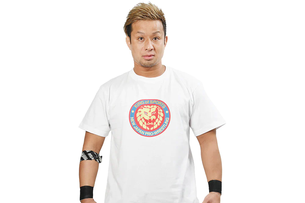 Lion Mark Retro Tee (White) - Image 3