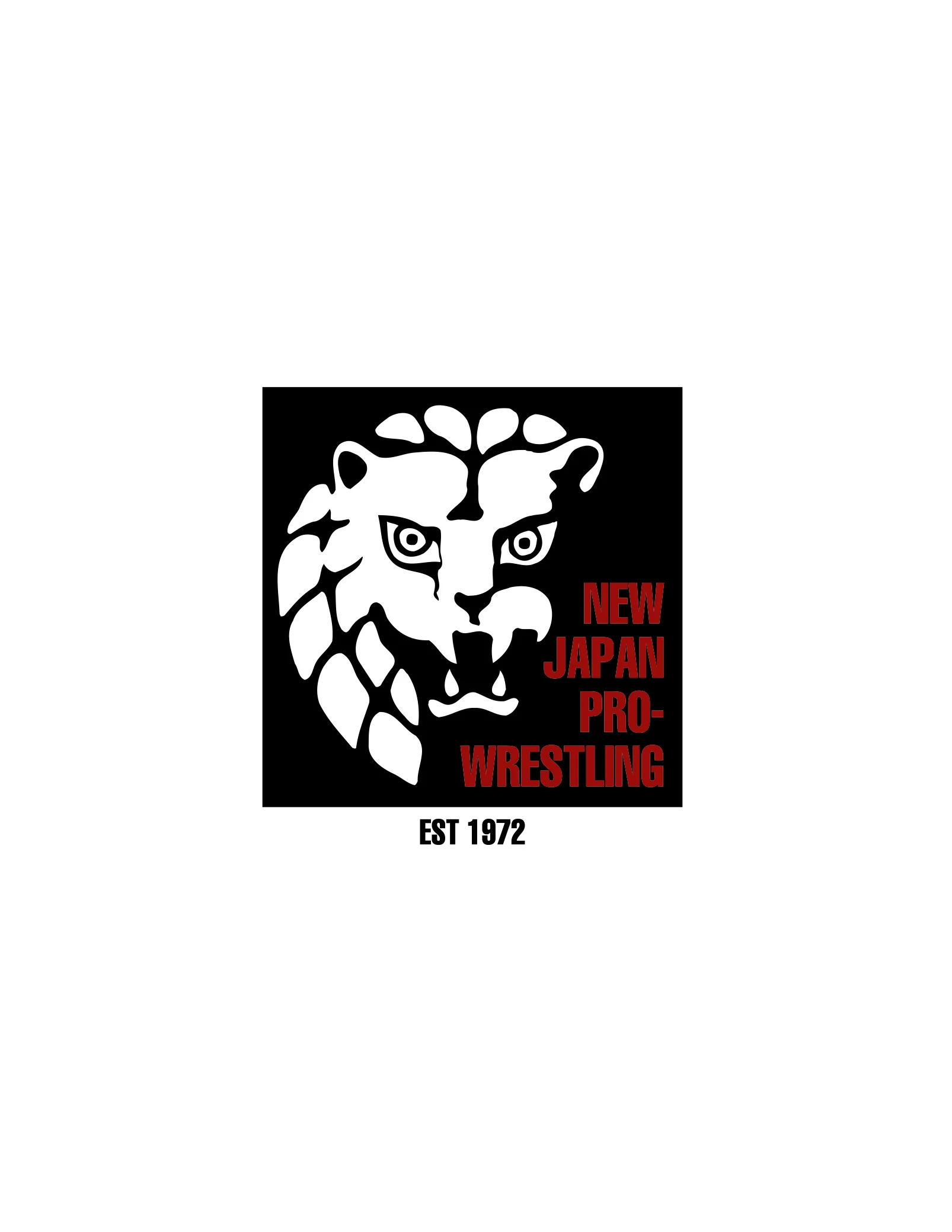 Lion Mark Square Long Sleeve Tee (White) - Image 2