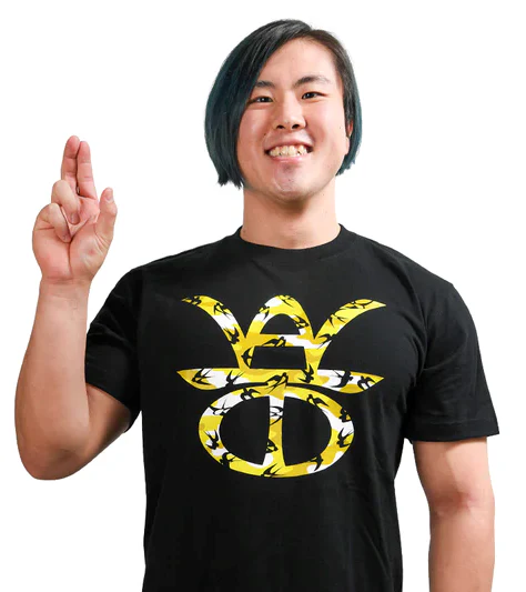 Master Wato - "WATO" T-shirt (Black x Yellow) - Image 3