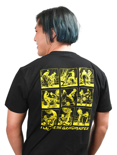 Master Wato - "WATO" T-shirt (Black x Yellow) - Image 4