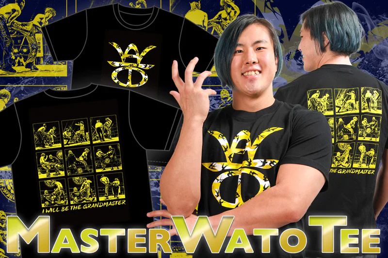 Master Wato - "WATO" T-shirt (Black x Yellow) - Image 7
