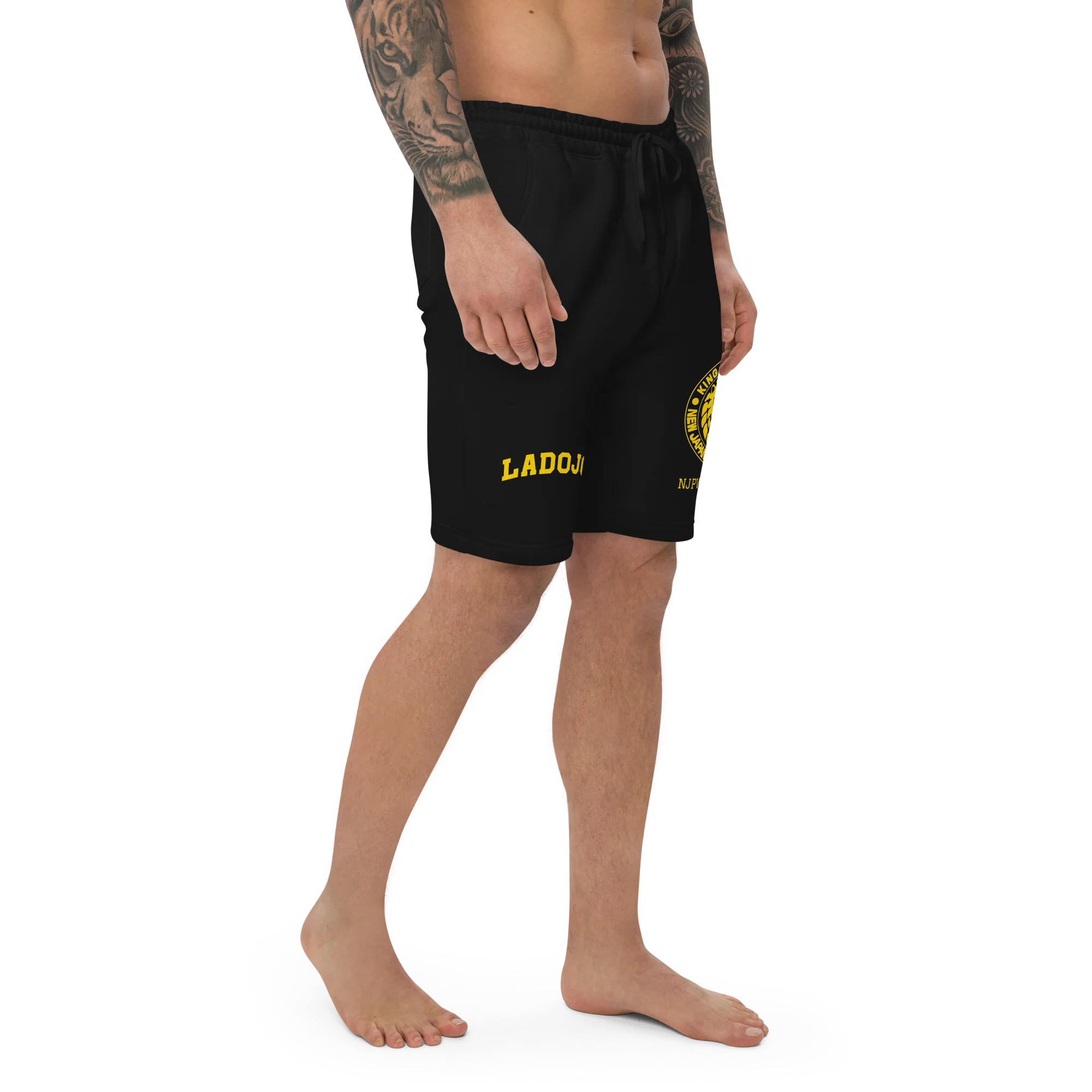 NJPW LA DOJO Men's fleece shorts - Image 5