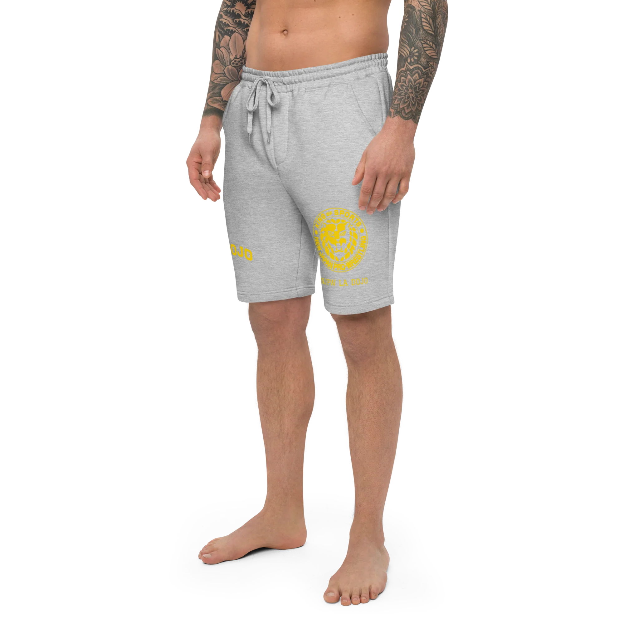 NJPW LA DOJO Men's fleece shorts - Image 6