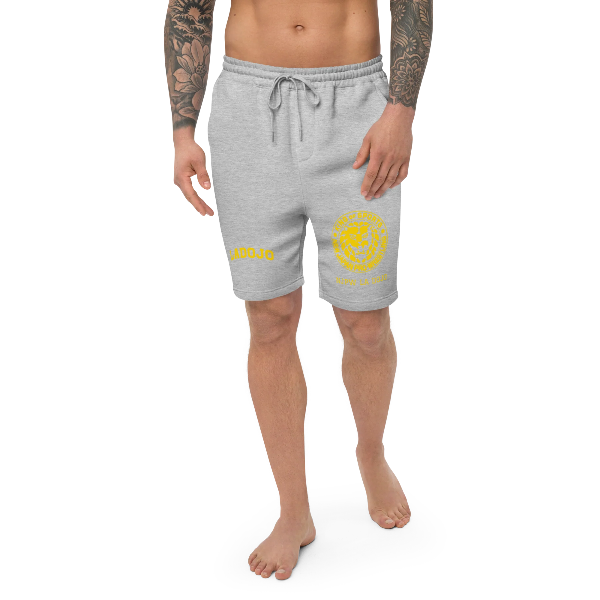 NJPW LA DOJO Men's fleece shorts - Image 7