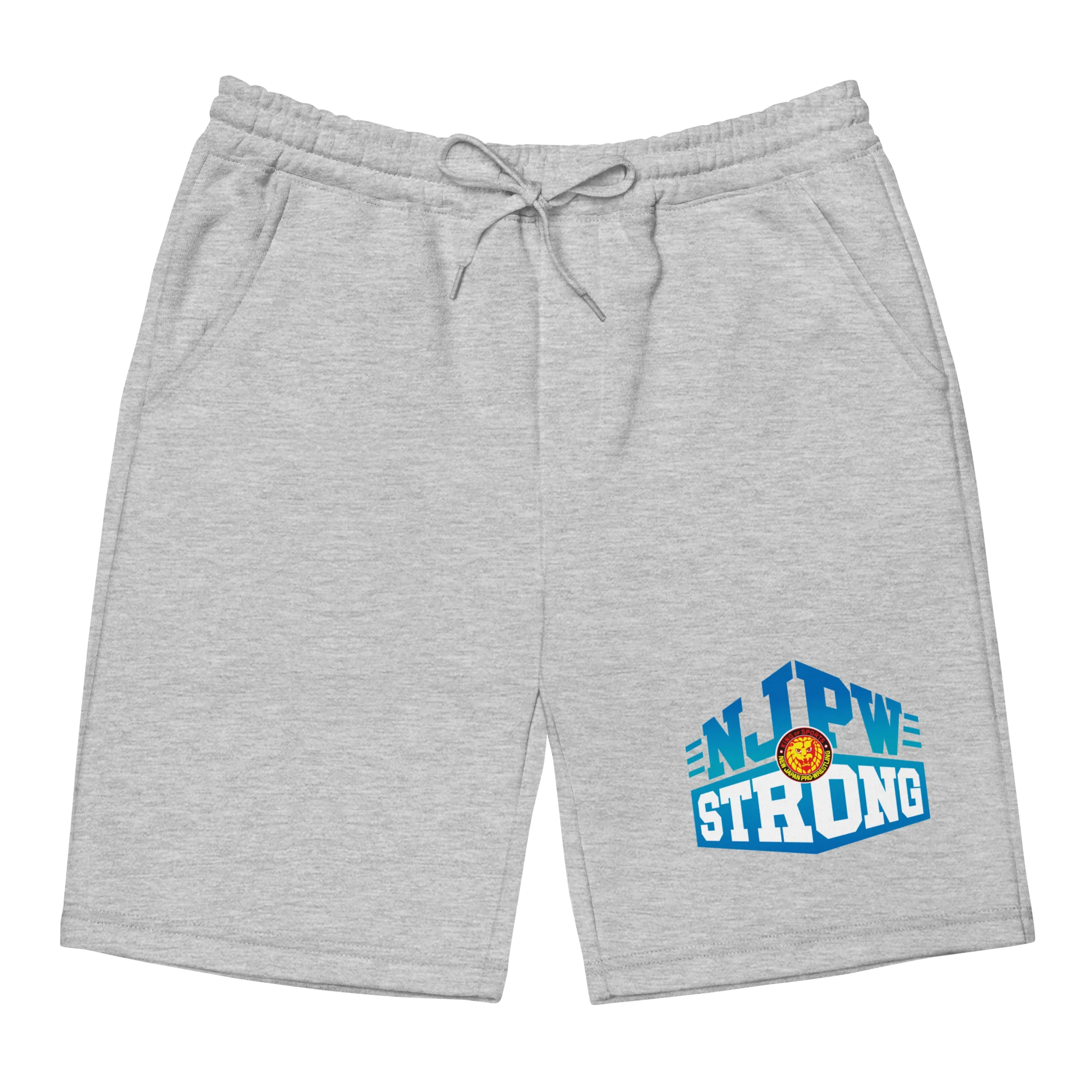NJPW STRONG Men's fleece shorts - Image 2