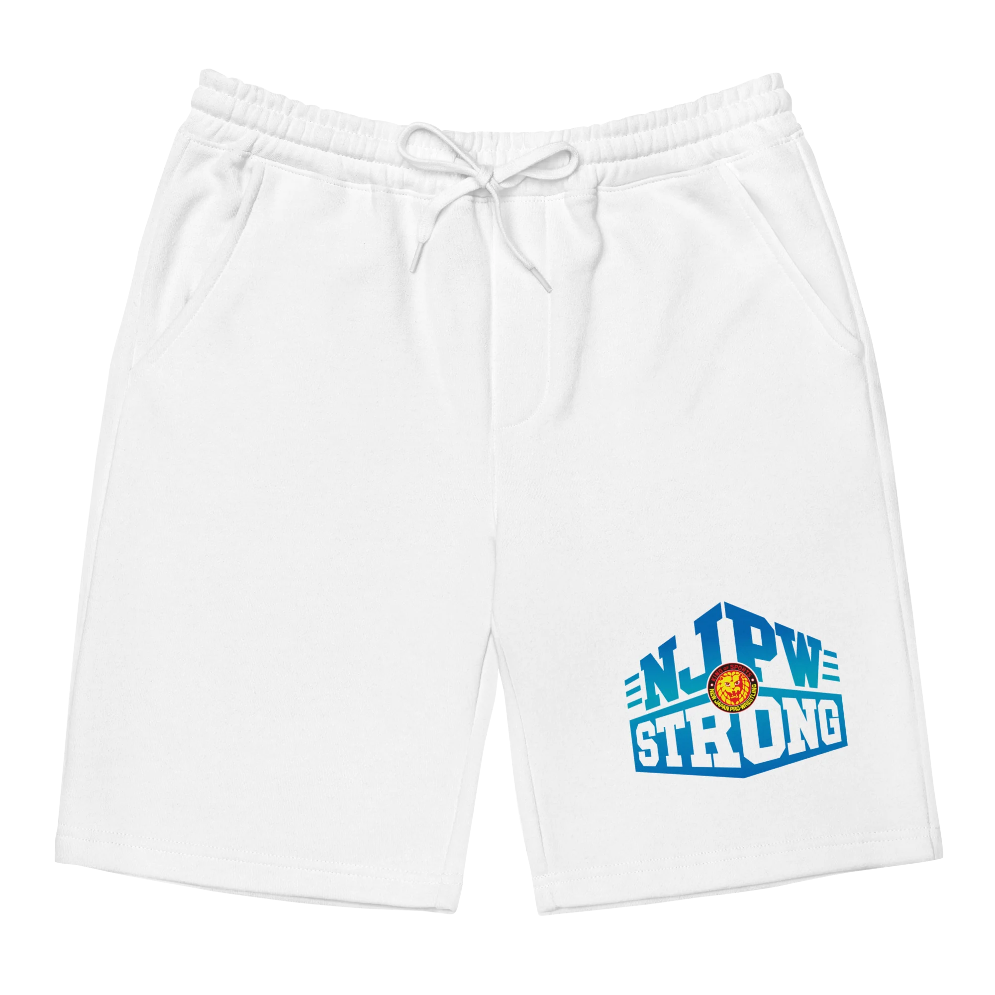 NJPW STRONG Men's fleece shorts - Image 3