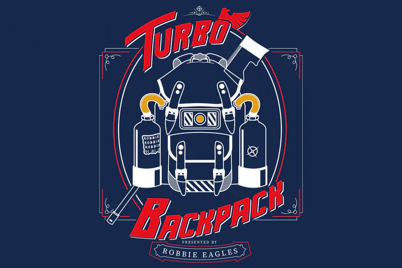 Robbie Eagles - Turbo Backpack T-Shirt - Image 3