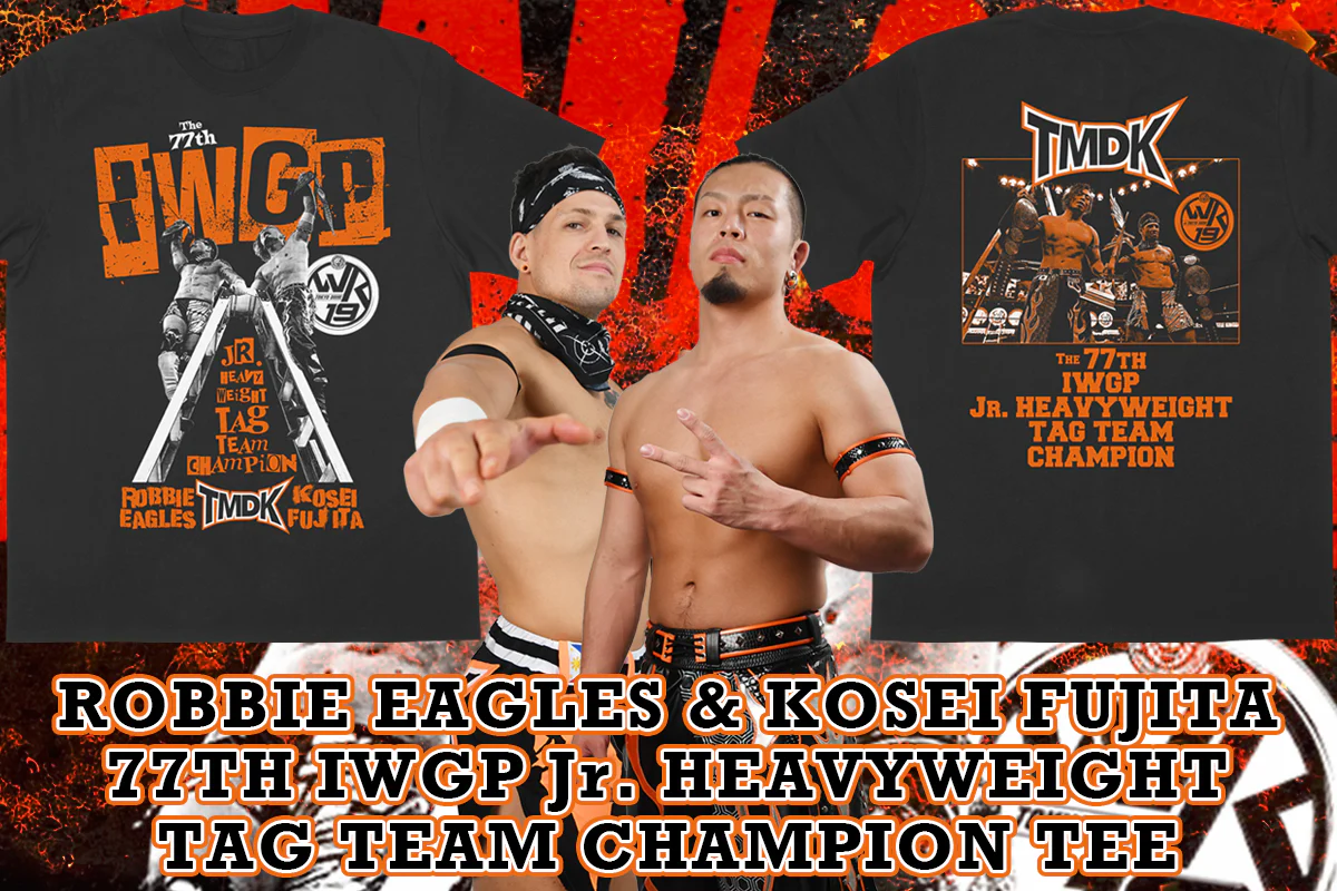 Robbie & Fujita - 77th Champions T-Shirt - Image 3