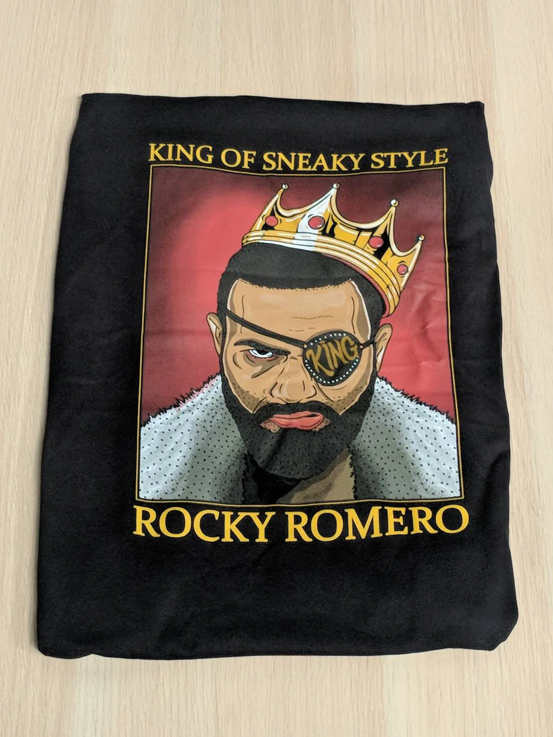 Rocky Romero King of Sneaky Style T-shirt - Image 3