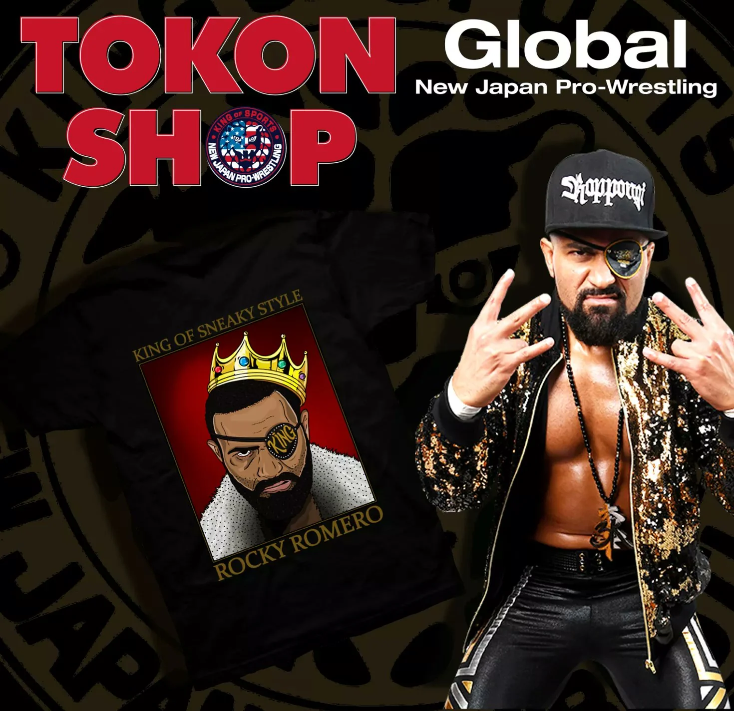 Rocky Romero King of Sneaky Style T-shirt - Image 4