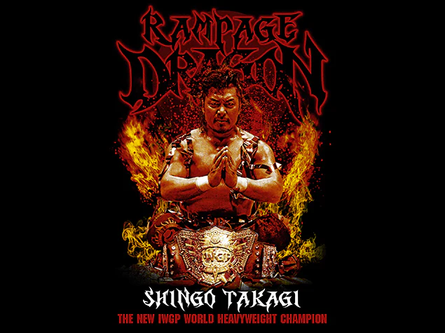 Shingo Takagi - IWGP World Heavyweight Champion CommemorativeT-Shirt - Image 3