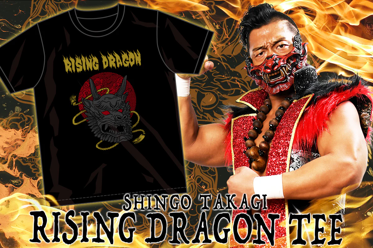 Shingo Takagi - Rising Dragon T-Shirt - Image 3