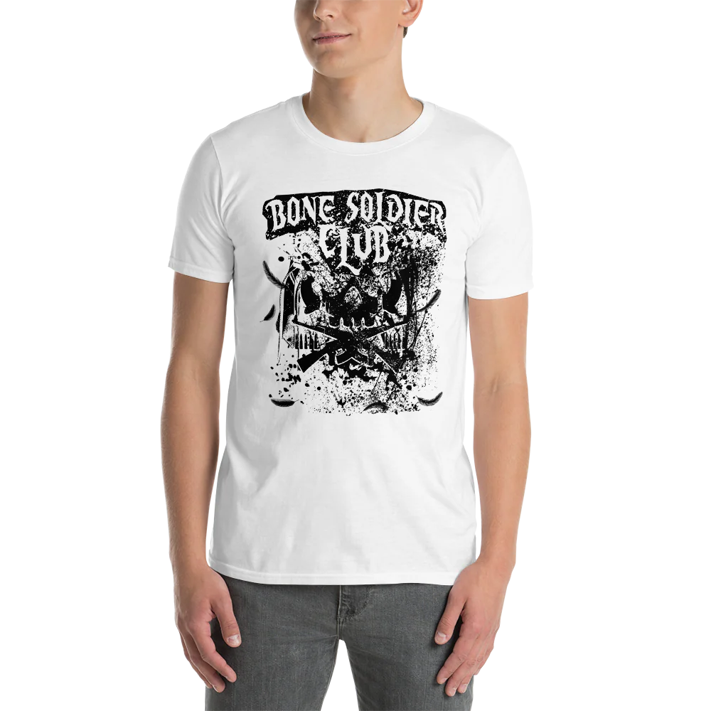 Taiji Ishimori - "BONE SOLDIER CLUB" 2022/white x black T-Shirt - Image 3