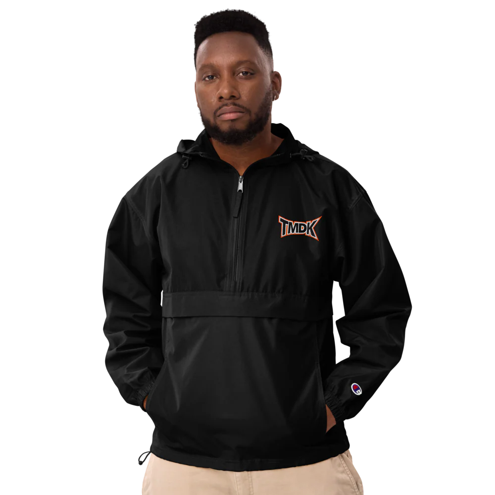 TMDK*Champion Packable Jacket (Black) - Image 6