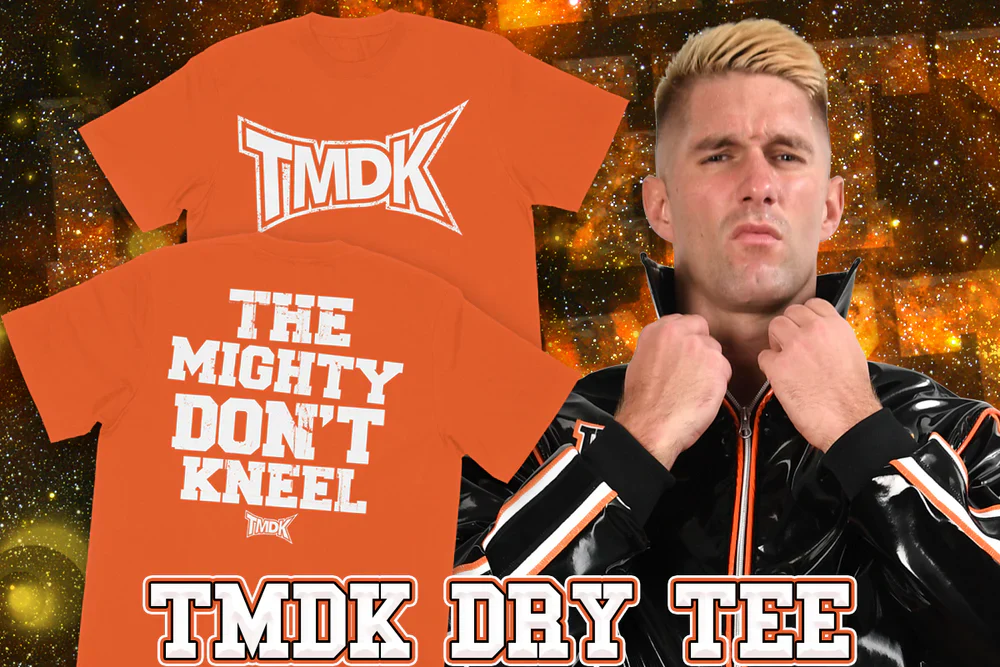 TMDK T-shirt (Orange & White) - Image 3