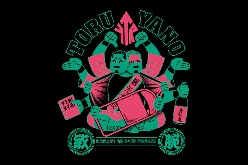 Toru Yano - Senju Kannon T-Shirt - Image 3