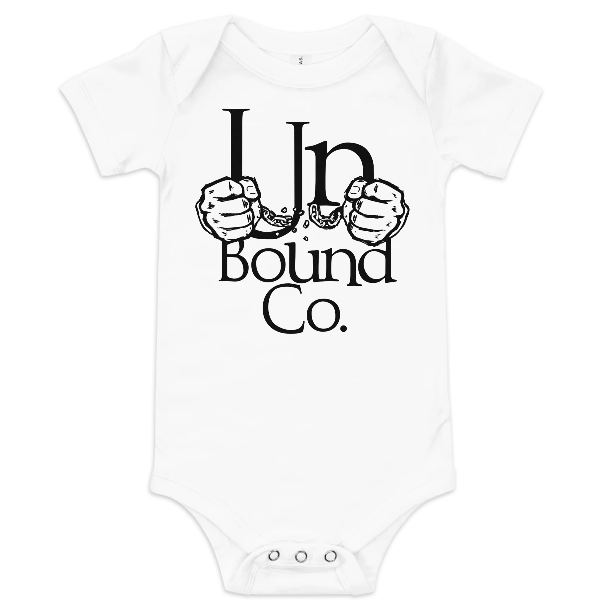 Unbound Co. Baby short sleeve one piece (Chainlogo) - Image 3