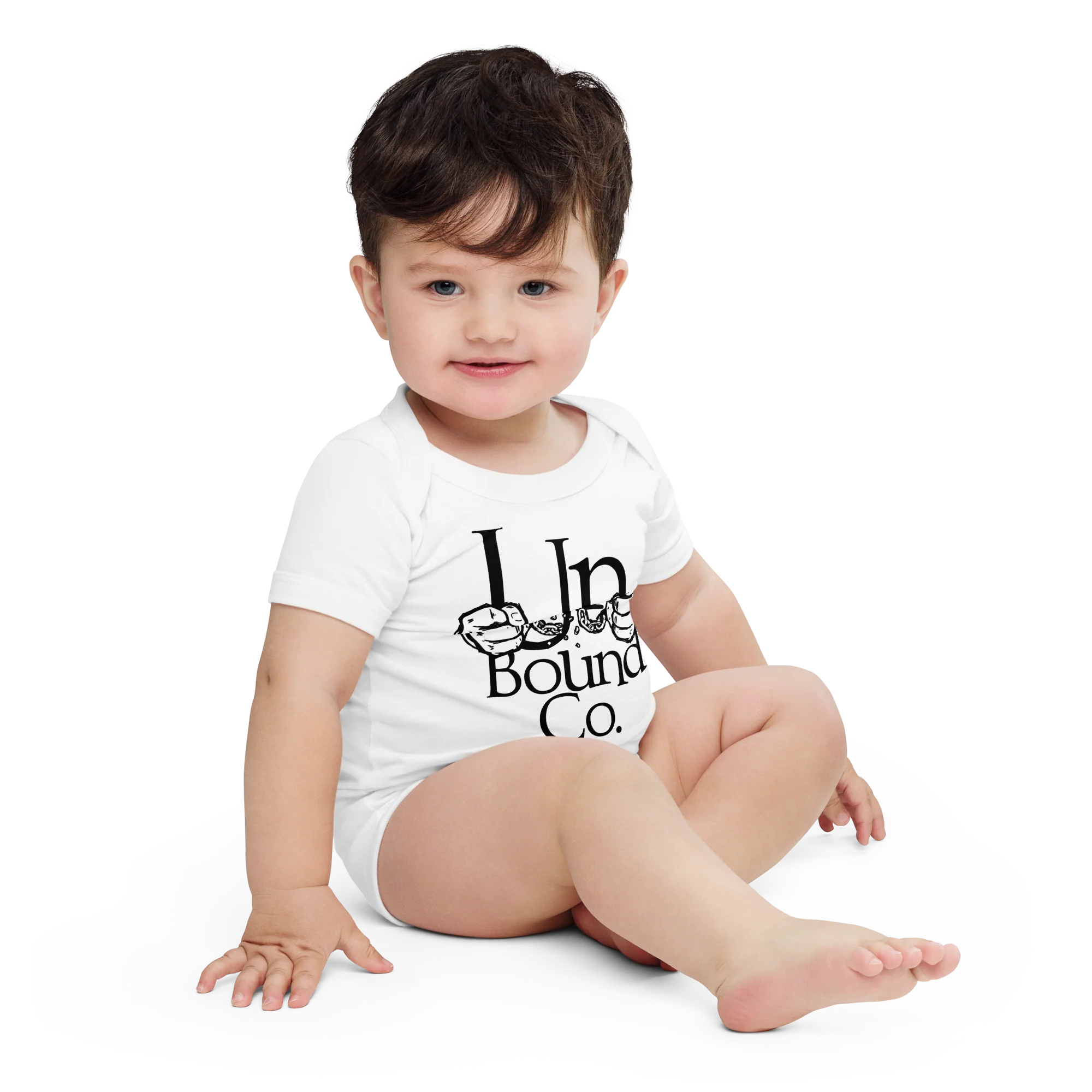 Unbound Co. Baby short sleeve one piece (Chainlogo) - Image 8